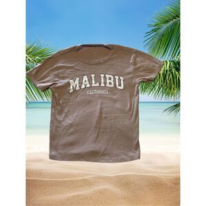Social scene, Malibu, California crop T-shirt